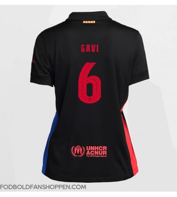 Barcelona Paez Gavi #6 Udebanetrøje Dame 2024-25 Kortærmet